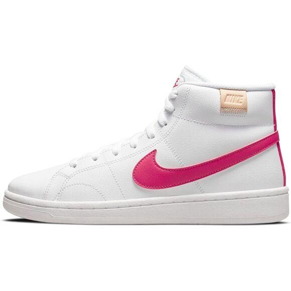 Nike Women's Court Royale 2 Mid White Rush Pink White Onyx Size 9.5 - Brand New - Picture 2 of 5